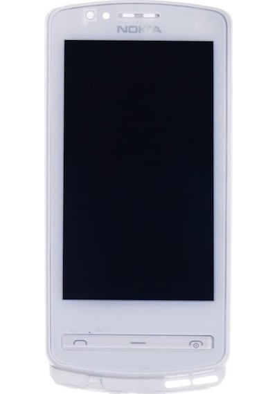 Nokia N700 Lcd Ekran Dokunmatik Beyaz Çıtalı