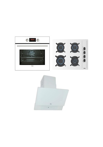 Teka HAK 627 WH - GBC 64002 KBC WH - TVT 60.1 Beyaz Ankastre Set