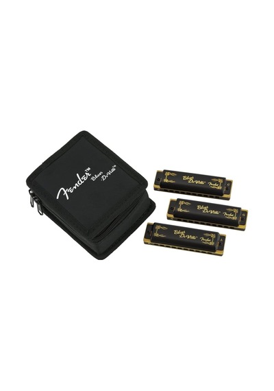 Fender Blues Deville 3 Adet Çantalı C G A Mızıka Seti
