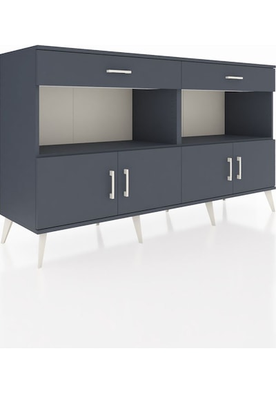 Hyperion Konsol 2 Raflı 2 Çekmeceli 4 Kapaklı 176x44x99 Antrasit-antrasit Antrasıt/antrasıt - Antrasıt Hyperion Konsol 2 Raflı 2 Çekmeceli 4 Kapaklı 176x44x99 Antrasit-antrasit Antrasıt/antrasıt - Antrasıt