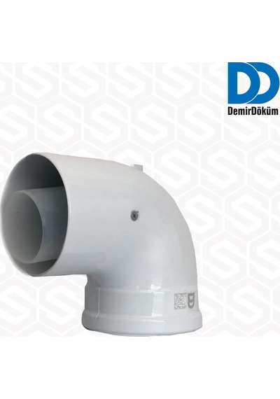 Demirdöküm Uyumlu 60/100 Yoğuşmalı Kombi İçin İlave Dirsek - 90°