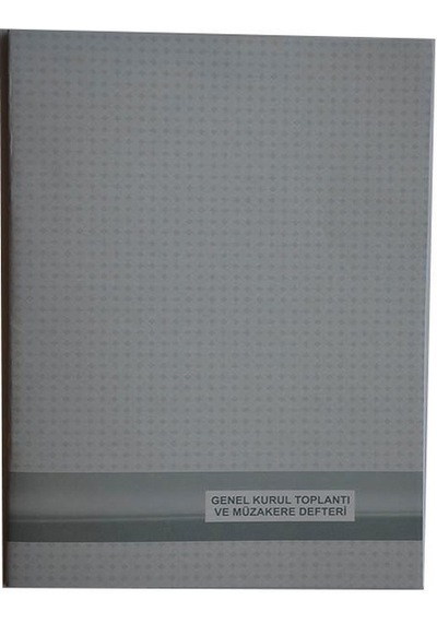Dilman Genel Kurul Toplantı Müzakere Defteri 40Yp. Numaralı 99070