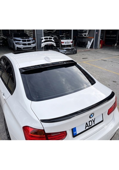 Bmw F30 Spoiler 3 Serisi Piano Black Cam Üstü