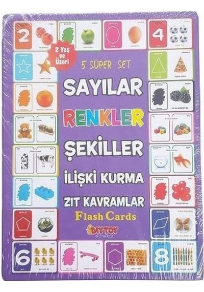 Sayılar Renkler Şekiller İlişki Kurma Zıt Kavramlar