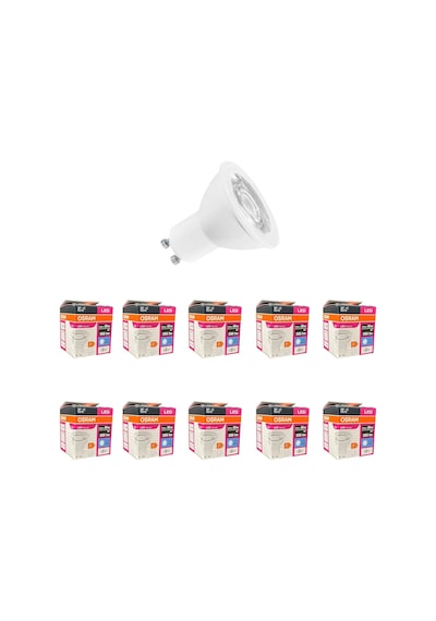 4,5w Gu10 Led Ampul 4000k 10'lu Ekonomik Paket Günışığı, 350 Lümen, 36 Işık Açısı, Enerji Standart