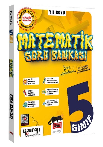 Yargı Ders Arkadaşım 5.sınıf Matematik Yıl Boyu Soru Bankası