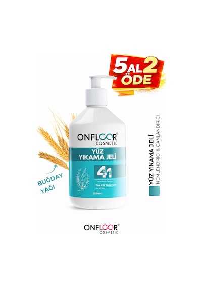 Onfloor Akneye Eğilimli Ciltler İçin Arındırıcı Yüz Temizleme Jeli 250 ML