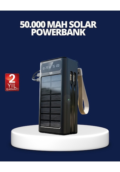 Güneş Panelli Led Işıklı Taşınabilir