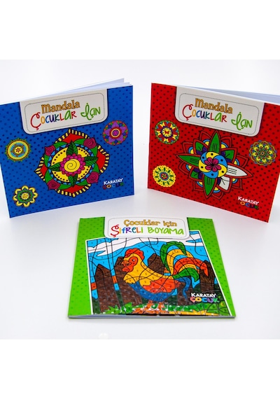 Mandala Çocuklar İçin Mavi