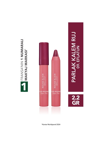Yves Rocher Parlak Kalem Ruj-2.2 G-09.eflatun 09 Eflatun
