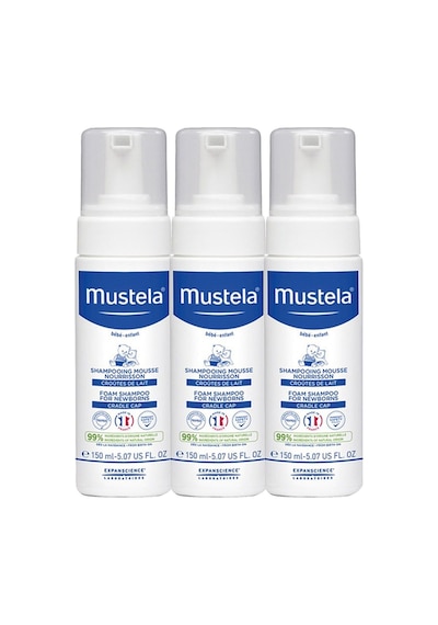 Mustela Yenidoğan Köpük Şampuan 150 Ml 3 Adet