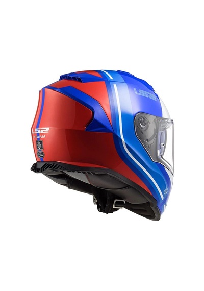 Ls2 Storm 2 Slant Gloss Blue Red Kask Renkli