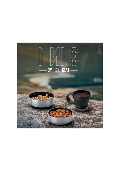 4 Multi-cup Çelik Termos 1,9 Lt. Black St-212 Açık Beyaz