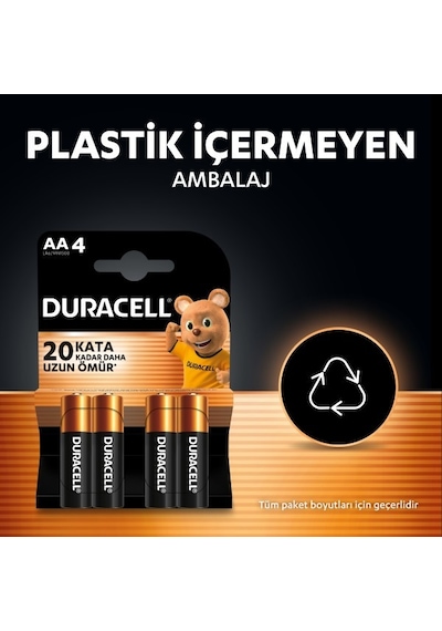 Duracell Basıc Aa Alkalin Kalem Pil 9'lu Paket - 1,5v