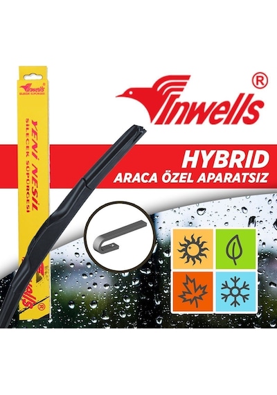 Toyota Corolla Uyumlu İnwells Hybrid Silecek Takımı 2007-2012 N11.3830