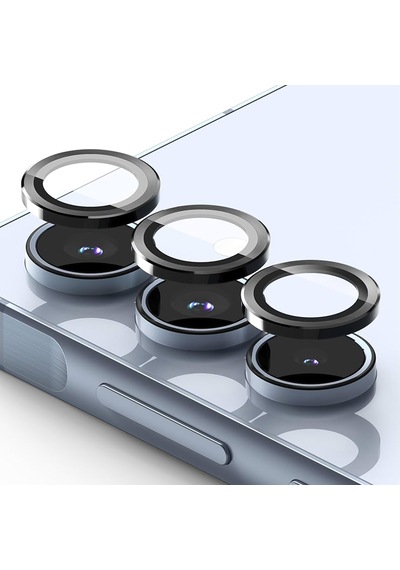 Forzacase Samsung Galaxy A35 / A55 İle Uyumlu Kamera Camı Lens Koruyucu Halka Seti - Fc381 Siyah