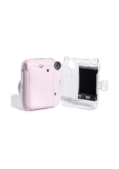 Instax Mini 12 Makine Uyumlu Şeffaf Koruyucu Kılıf-forsıbp079 Diğer