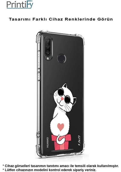 Samsung Galaxy A26 İle Uyumlu Coolcat Baskılı Şeffaf Köşe Korumalı Antişok Kılıf