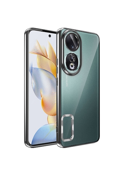 Huawei Honor 90 Uyumlu Logo Gösteren Kamera Korumalı Renkli Tasarım Kılıf