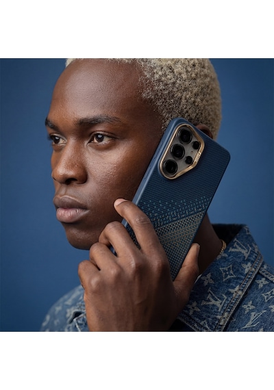 Galaxy S26 Ultra Uyumlu Kılıf M-safe Şarj Özellikli Raptic Aramid Skin Dual Serisi Kapak Lacivert Lacivert