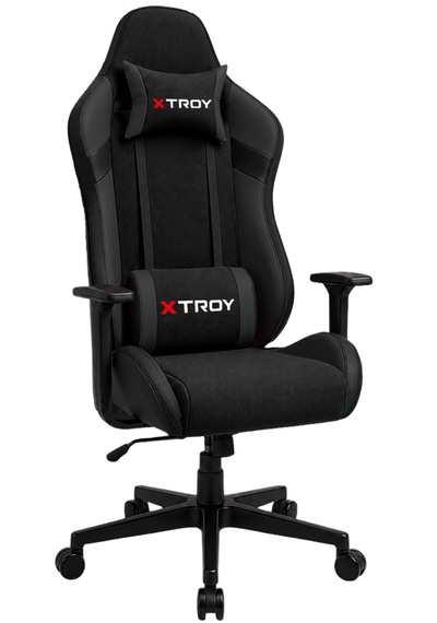 Xtroy Knight Model 140 Yatan, Kumaş Oyuncu Koltuğu Siyah