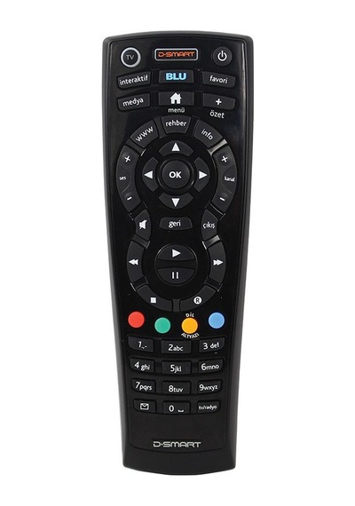 D-Smart Hd Blu Akıllı Uydu Alıcı Kumandası 6410