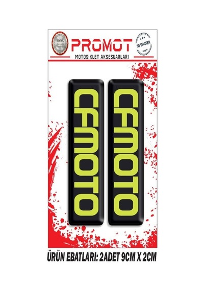 Cf Moto Tasarımlı Ön Maşa Damla Sticker 03 Diğer
