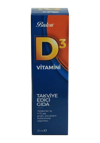 D3 Vitamini Takviye Edici Gıda 20 Ml