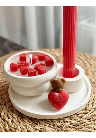 Kbr Design Candles Sevgililer Gününe Özel Sevdiklerinize Kokulu Mum Seti