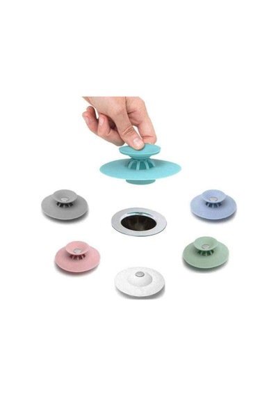Küvet Lavabo Banyo Tıkacı Süzgeci Gider Tıkacı 2 Kademeli Tıkaç