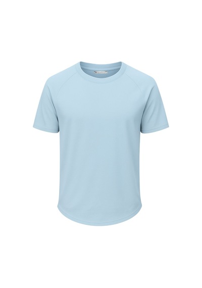 Ghassy Co. Erkek Reglan Oval Kesim %100 Pamuk Yumuşak Dokulu Bisiklet Yaka T-shirt Çok Renkli