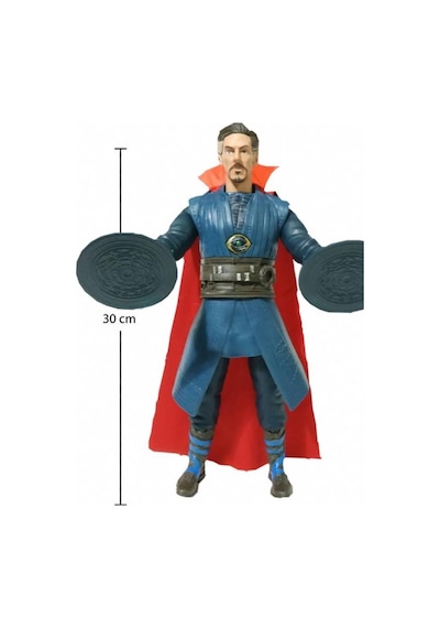 Süper Kahraman Serisi Doktor Strange 30 Cm Sesli Ve Işıklı Hareketli Büyücü Karakter Oyuncak Figür
