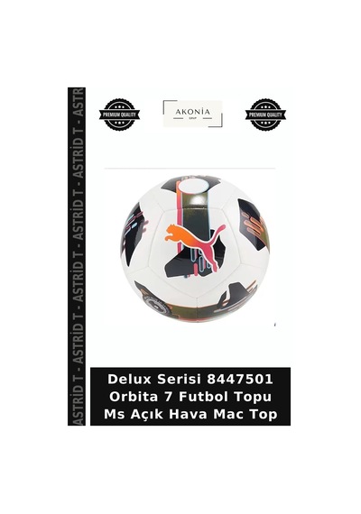 Delux Serisi 8447501 Orbita 7 Futbol Topu Ms Açık Hava Mac Top Çok Renkli