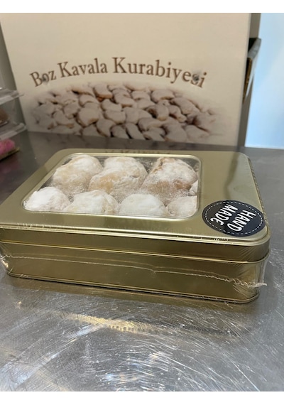 Boz Kavala Kurabiyesi Teneke Kutusunda 500 G