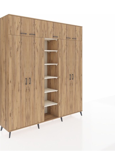 Hyperion Dolap 18 Raflı 9 Kapaklı 220x44x243 Çam-çam/aytaşı Atlas Çam/aytası Hyperion Dolap 18 Raflı 9 Kapaklı 220x44x243 Çam-çam/aytaşı Atlas Çam/aytası