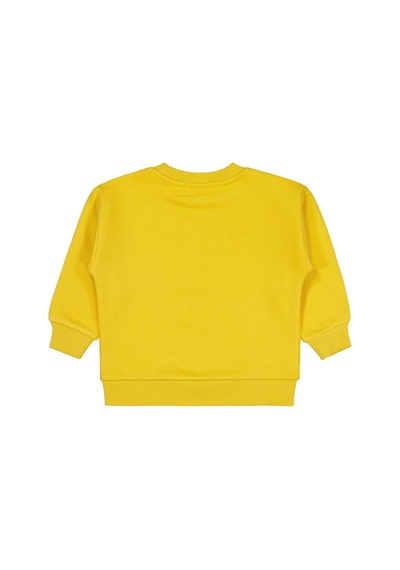 Batman Karartma Baskılı 2-5 Yaş Sweatshirt - Sarı