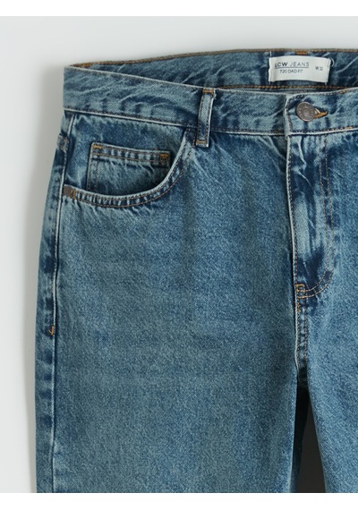 Lcw Jeans İndigo 720 Dad Fit Erkek Jean Pantolon
