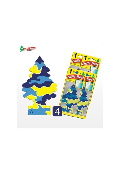 Little Trees Kağıt Koku Pina Colada 4 Adet Oto Kokusu
