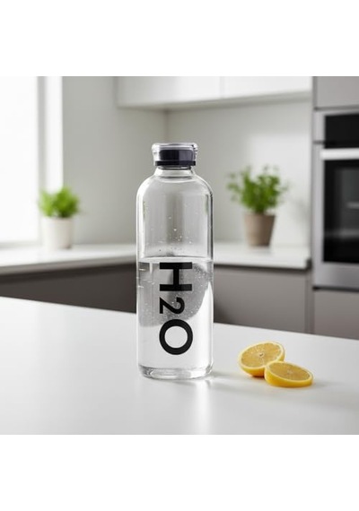 Tr 1000 Ml Renkli Kapaklı Borosilikat Cam Matara, Sızdırmaz Çevirmeli Vakumlu Kapaklı Suluk, Isıya Dayanıklı Gen Diğer
