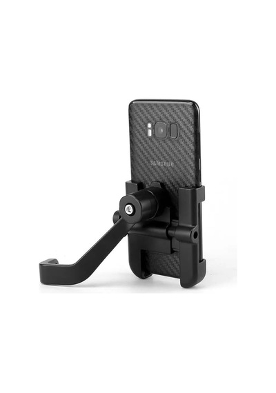 Alüminyum Bisiklet Ve Scooter Telefon Tutucu, 360 Dönebilir, Ayarlanabilir, Metal Malzeme, Siyah 2 Mixed