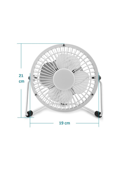 Hadron HDX7251 Metal 8" USB Masaüstü Taşınabilir Vantilatör