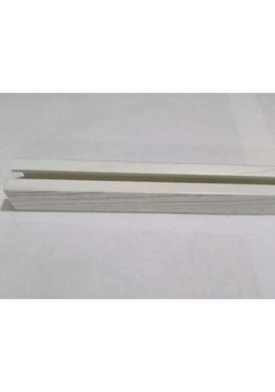 Akordeon Kapı Rayı 3x3cm, Akağaç Ahşap Desenli, 87cm
