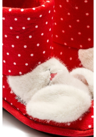 Twigy Bunny Kadın Ev Botu Kırmızı 36/41 CC0040 Kırmızı