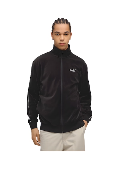 Puma Essentials Elevated Velour Track Erkek Siyah Ceket Siyah