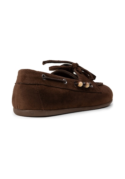 Deery Kadın Kahverengi Bağcıklı Loafer Ayakkabı - K2903zkhvm01
