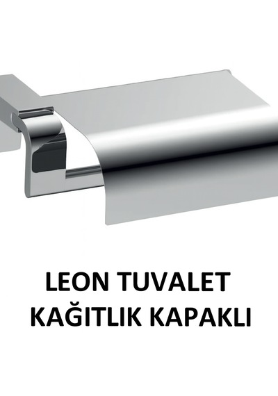 Leon Kağıtlık Kapaklı Krom Krom