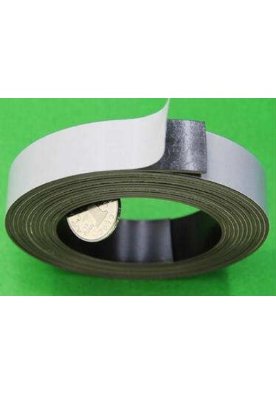 Yapışkanlı Şerit Mıknatıs Magnet, Genişlik 2Cm, Uzunluk Seçmeli 2 Metre