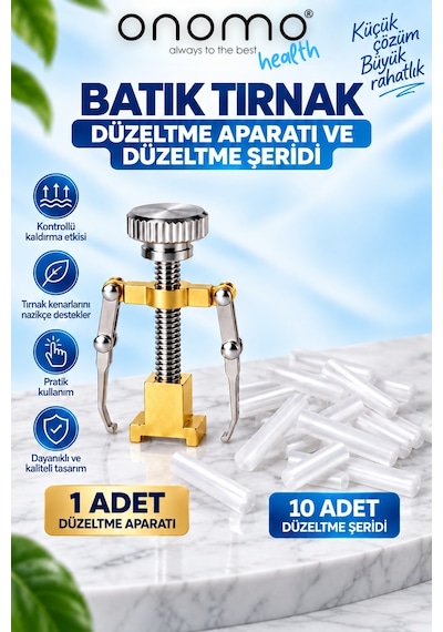 Onomo Health Batık Tırnak Düzeltici Batık Tırnak Çıkartıcı