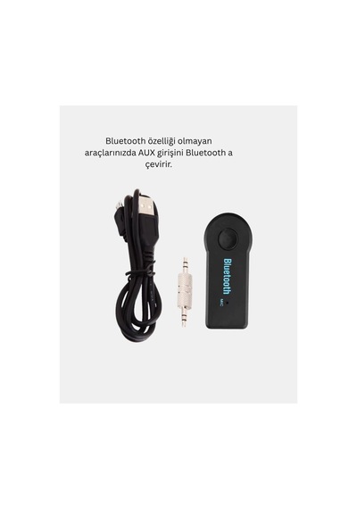 Bluetooth Araç Kiti Aux Mp3 Çalar Kablosuz Eller Serbest Cihaz - Hs08374465-8671