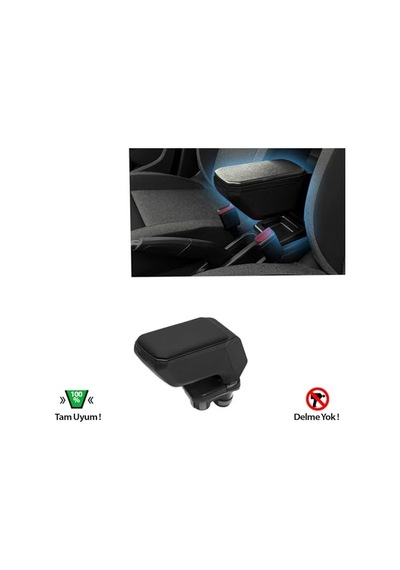 Dacia Duster 2009-2018 İle Uyumlu Geçmeli Kolçak, Kol Dayama - A+ Kalite